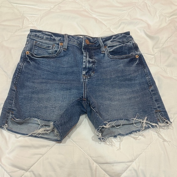 NWOT Dear John Blue Distressed Jean Shorts size 26 - Picture 6 of 12